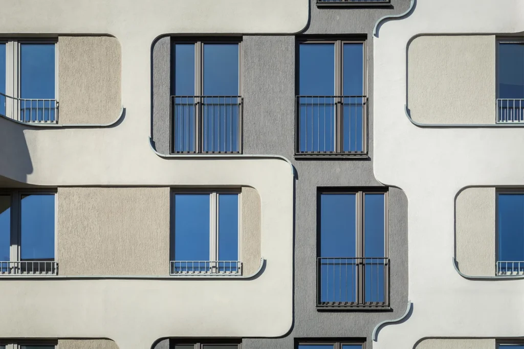 Gebäudefotografie Fassade Neubau Leipzig Fotograf